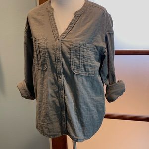 Olive green Jag blouse size large